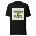 Powered By Plants Vegan Pride Bold Green Typography T-Shirt
